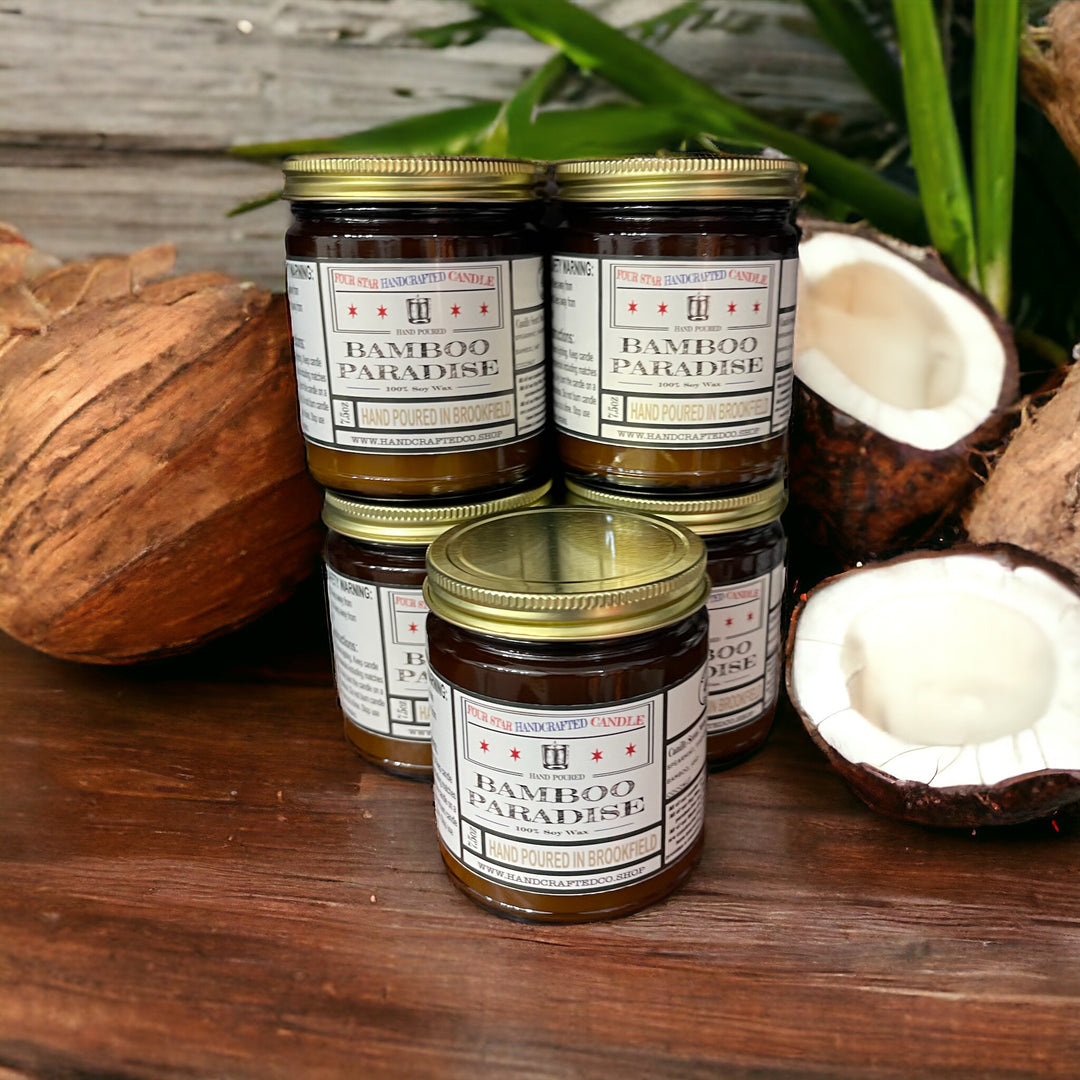 Bamboo Paradise Soy Wax Candle