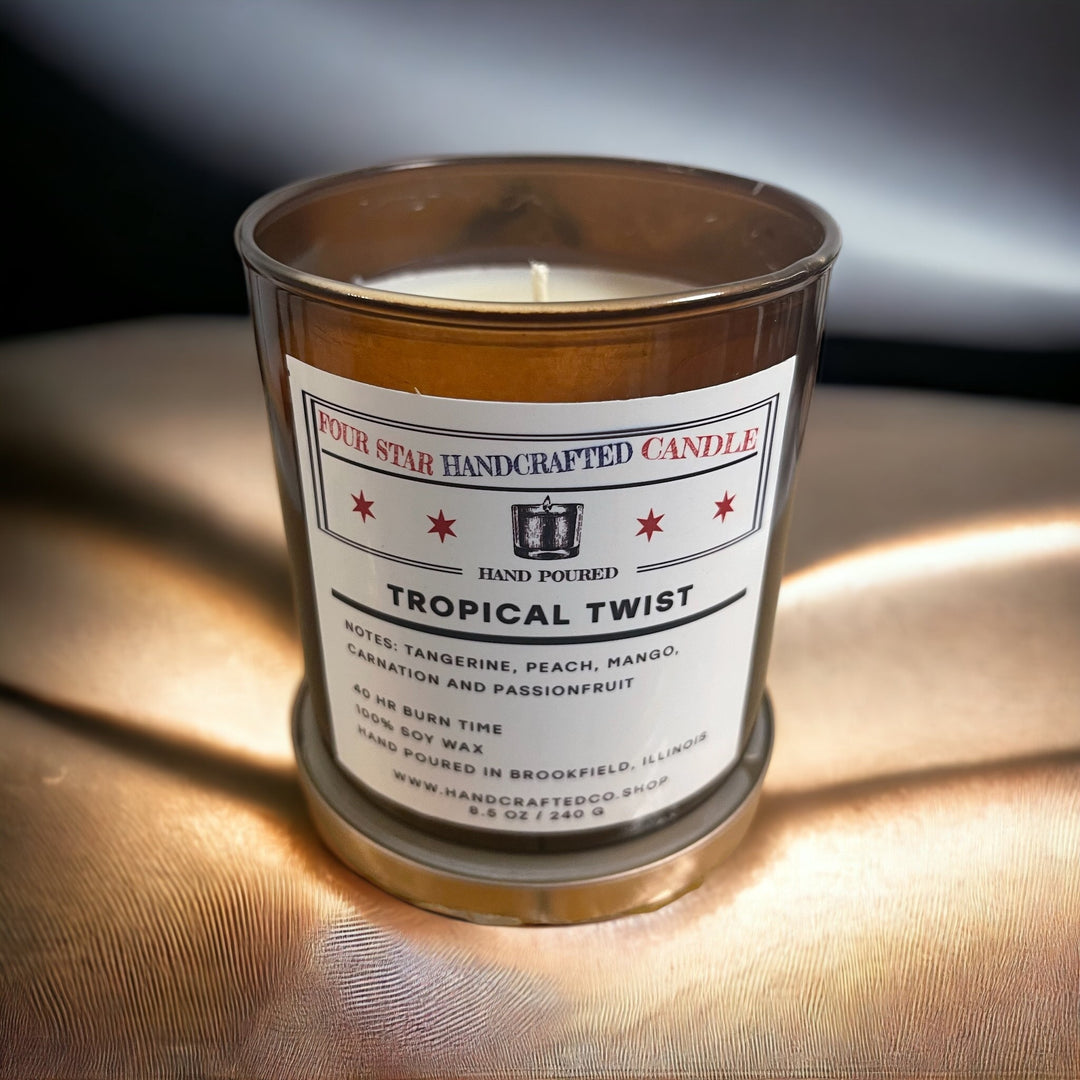 Tropical Twist Soy Wax Candle - Four Star Handcrafted Company